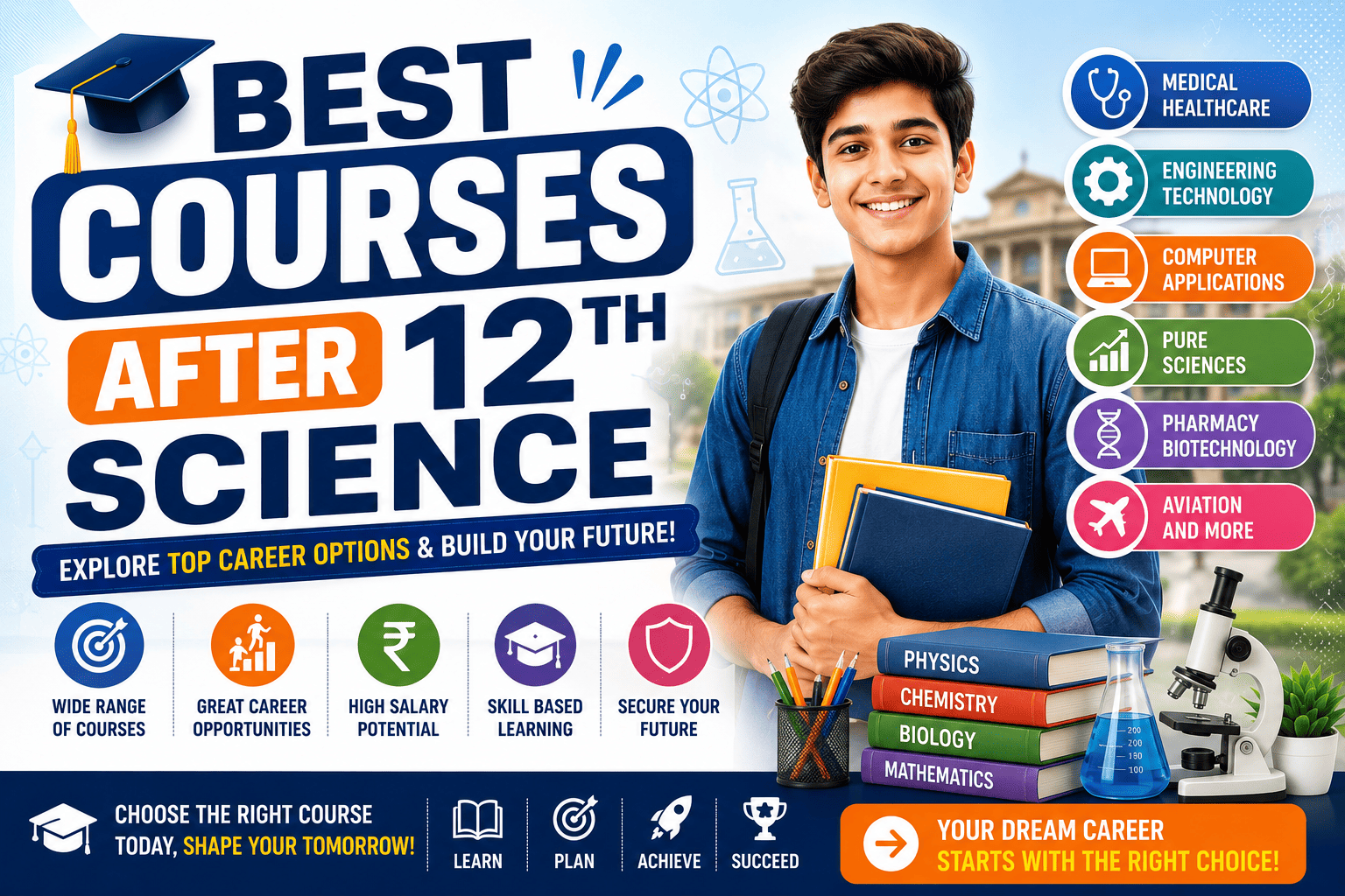 Best Courses After 12th Science in 2026 — Complete Career Guide