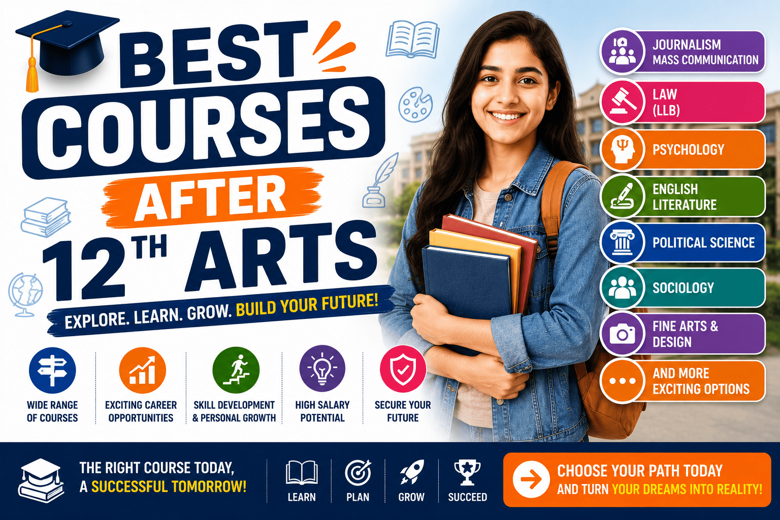 Best Courses for Girls After 12th in 2026 — Career Guide for Women